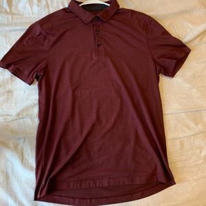 Lululemon Maroon Evolution Polo